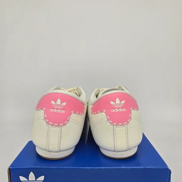 New adidas Taekwondo Off White Bliss Pink Big Girls Shoes Size 5.5 - Picture 6 of 8